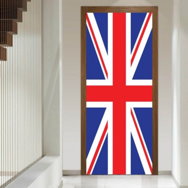 Aυτοκόλλητα πόρτας Αγγλική σημαία