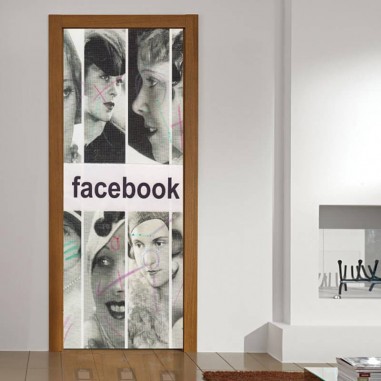 Αυτοκόλλητα πόρτας Facebook