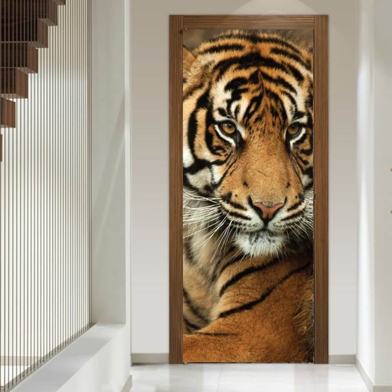 Αυτοκόλλητα πόρτας Τίγρη