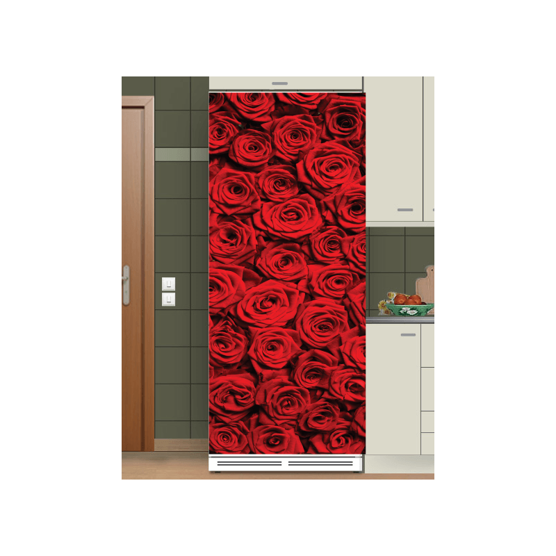 Αυτοκόλλητα ψυγείου Κόκκινα τριαντάφυλλα