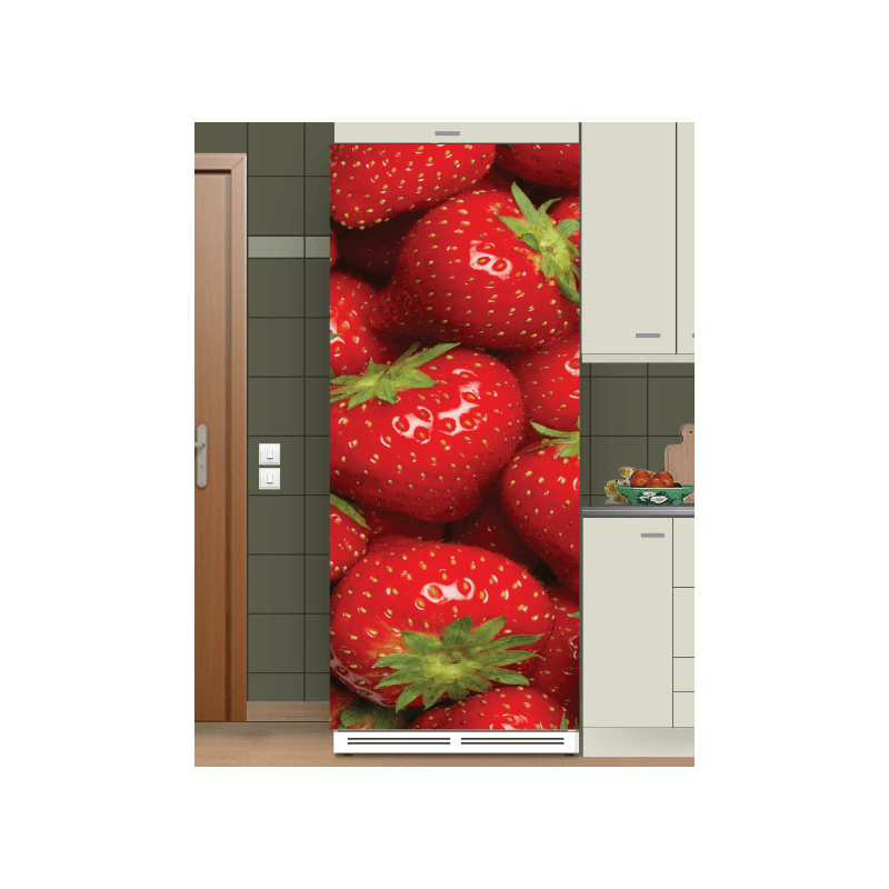 Αυτοκόλλητα ψυγείου Strawberries