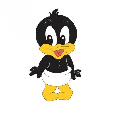 Αυτοκόλλητα τοίχου baby daffy