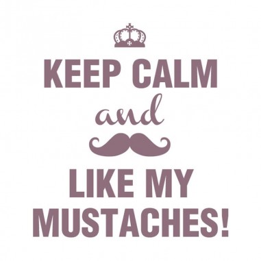 Αυτοκόλλητα τοίχου like my mustaches