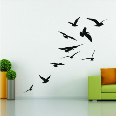 Αυτοκόλλητα τοίχου Πουλιά