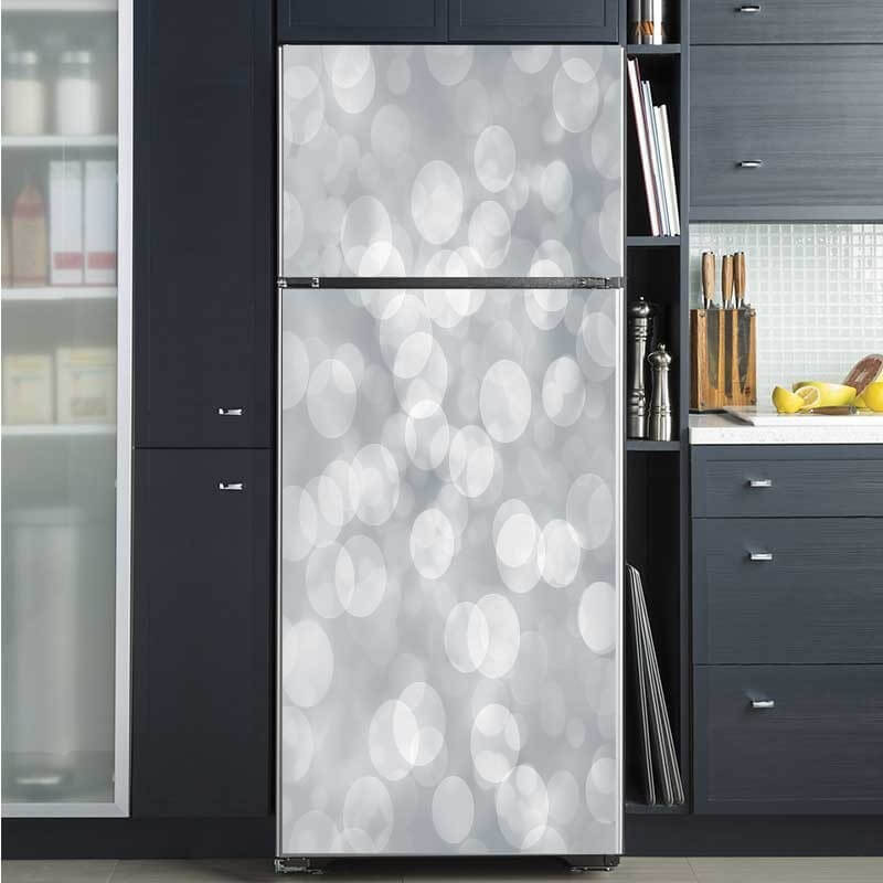 Αυτοκόλλητο ψυγείου Ασημί μοτίβο