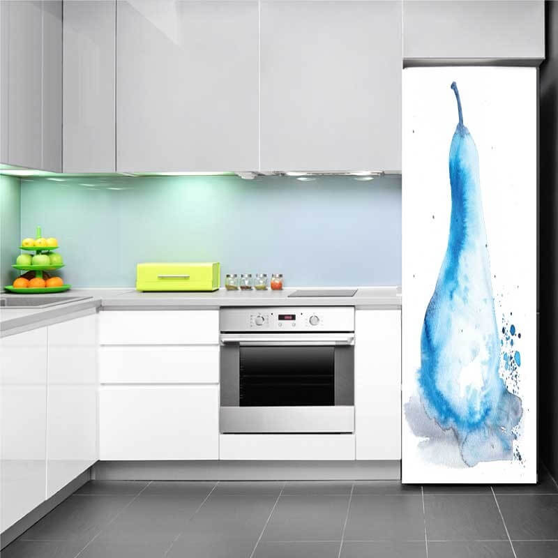 Αυτοκόλλητο ψυγείου Μπλε αχλάδι