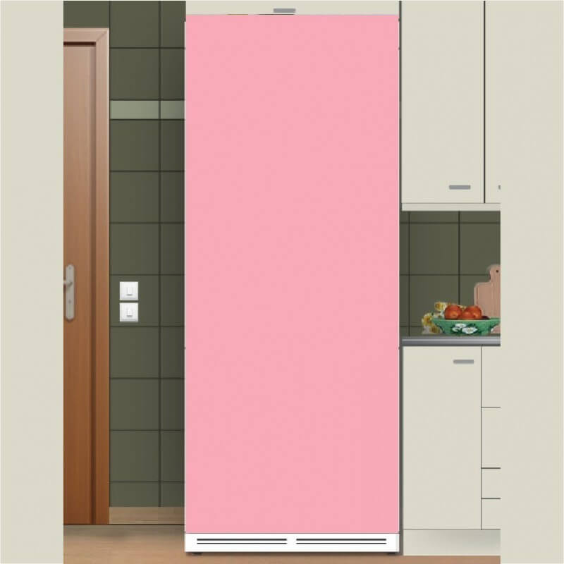 Αυτοκόλλητο ψυγείου ροζ