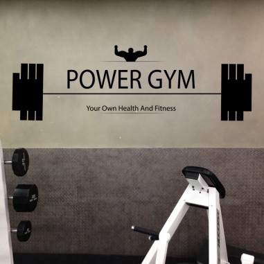 Αυτοκόλλητο τοίχου Power Gym