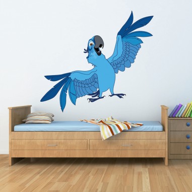 Αυτοκόλλητο τοίχου Ρίο πουλί