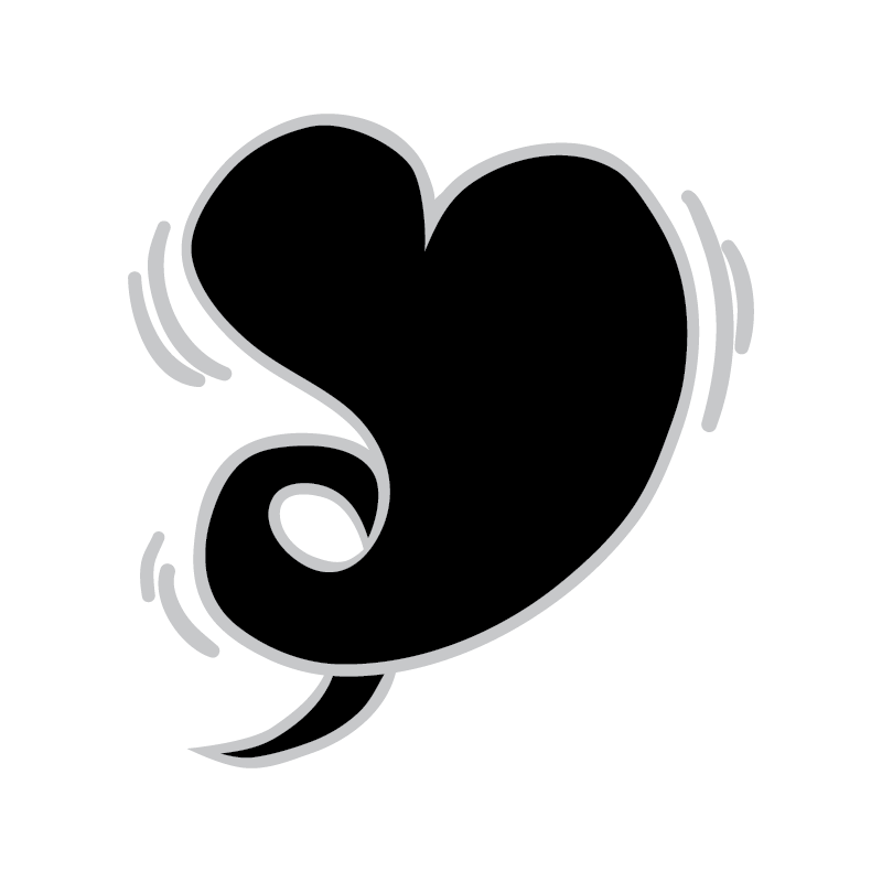 Αυτοκόλλητος μαυροπίνακας Καρδιά
