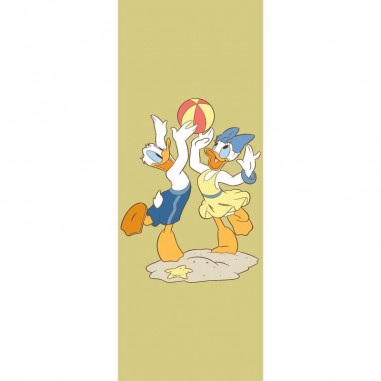 Αυτοκόλλητο πόρτας Donald and Daisy