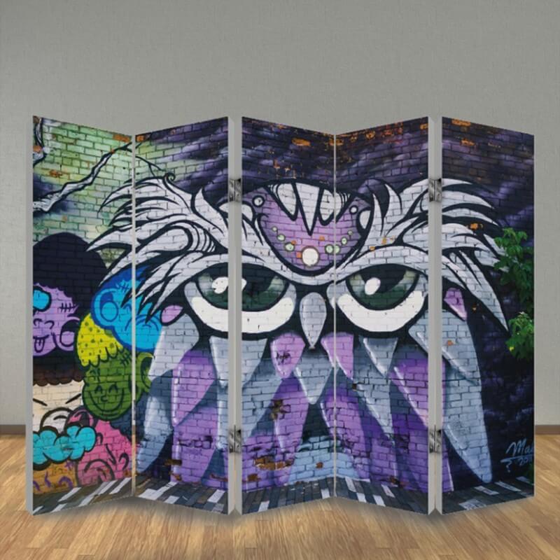 Παραβάν Owl Graffiti