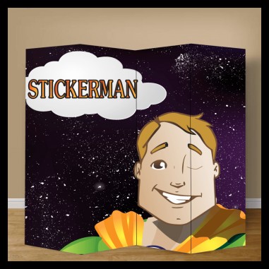 Παραβάν stickerman προφίλ