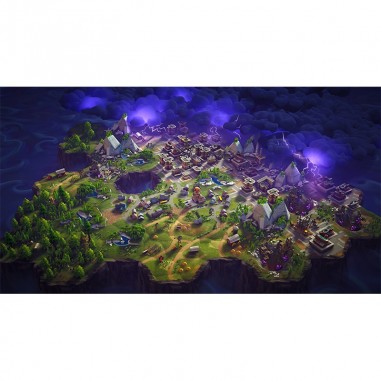 Πίνακας σε καμβα  Map of fortnite