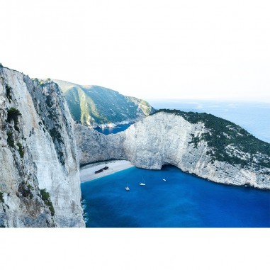 Πίνακας σε καμβα Ναυάγιο Ζάκυνθος  