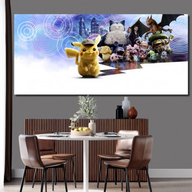 Πίνακας σε καμβά  Pokémon Detective Pikachu