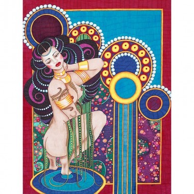 Πίνακας σε καμβά Africa klimt