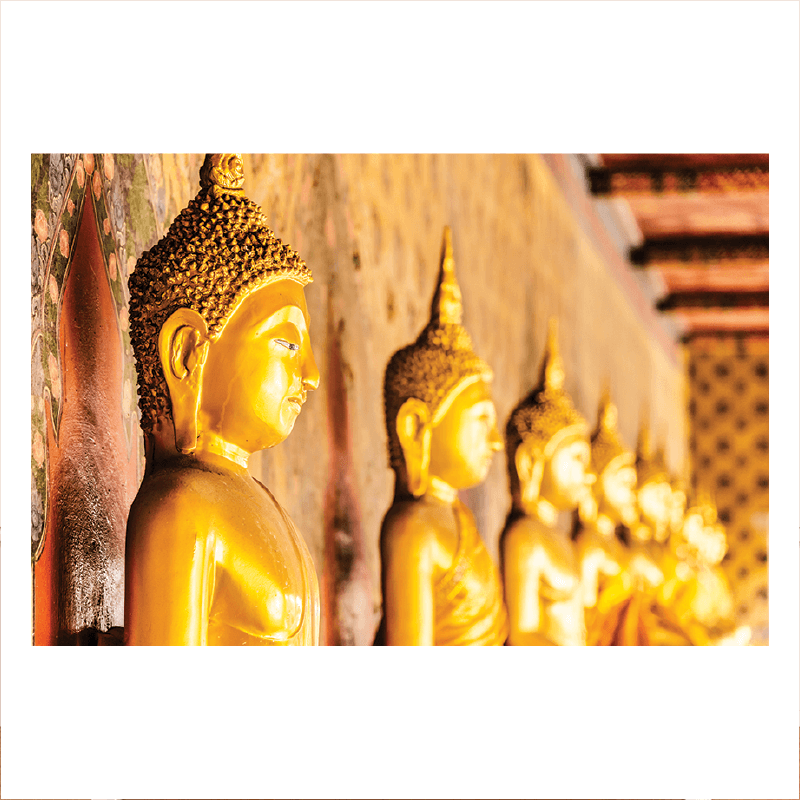 Πίνακας σε καμβά Αγάλματα Βουδισμού