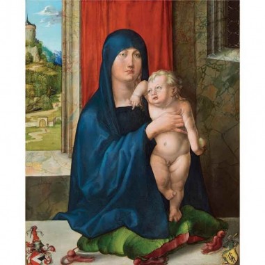 Πίνακας σε καμβά Albrecht Dürer - Haller Madonna - 1505