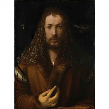 Πίνακας σε καμβά Albrecht Dürer - Self Portrait - 1500