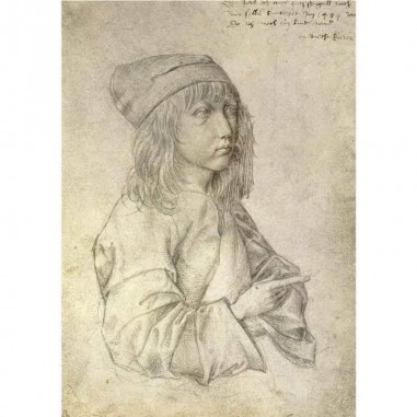 Πίνακας σε καμβά Albrecht Dürer - Self Portrait at 13