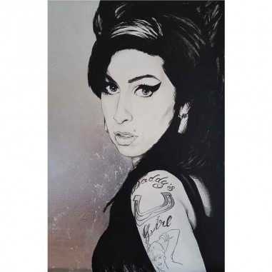 Πίνακας σε καμβά Amy Winehouse Sketch