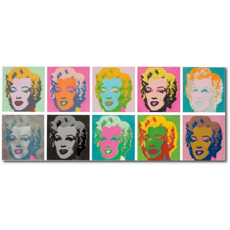 Πίνακας σε καμβά Andy Warhol Marilyn Monroe