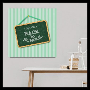 Πίνακας σε καμβά back to school