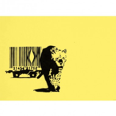Πίνακας σε καμβά Banksy - Barcode