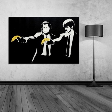 Πίνακας σε καμβά Banksy - Pulp Fiction