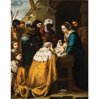 Πίνακας σε καμβά Bartone Esteban Murillo - Adoration of the Magi