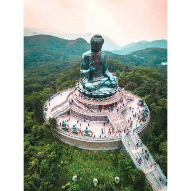 Πίνακας σε καμβά Big Buddha Hong Kong