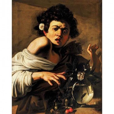 Πίνακας σε καμβά Caravaggio - Boy Bitten by a Lizard