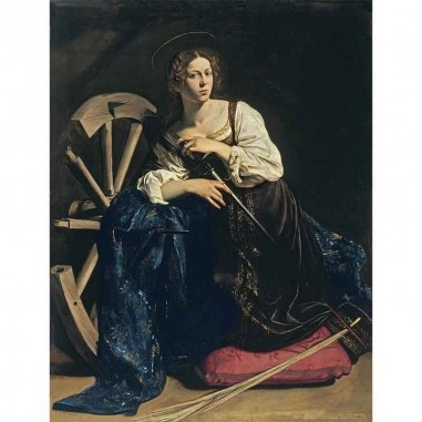 Πίνακας σε καμβά Caravaggio - Saint Catherine of Alexandria