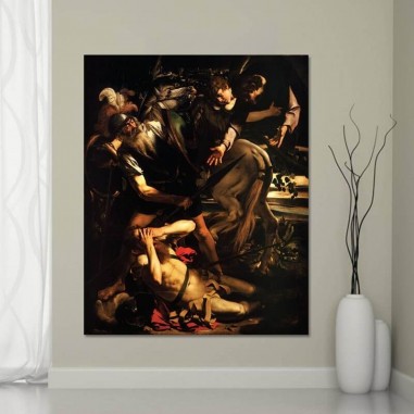 Πίνακας σε καμβά Caravaggio - The Conversion of Saint Paul