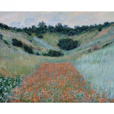 Πίνακας σε καμβά Claude Monet - Poppy Field in a Hollow near Giverny