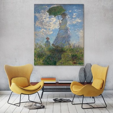 Πίνακας σε καμβά Claude Monet - Woman with a Parasol