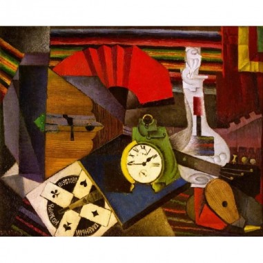 Πίνακας σε καμβά Diego Rivera The Alarm Clock