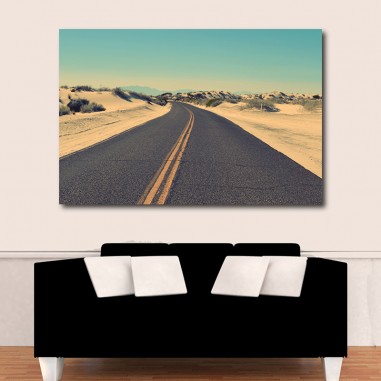 Πίνακας σε καμβά δρόμος έρημος