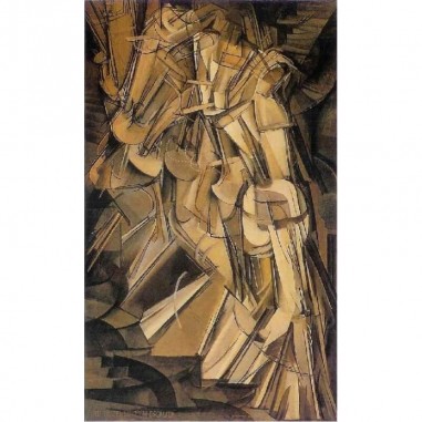 Πίνακας σε καμβά Duchamp Nude descending