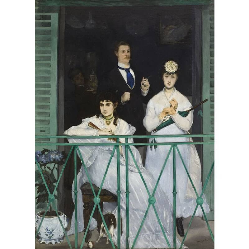 Πίνακας σε καμβά Edouard Manet - The Balcony