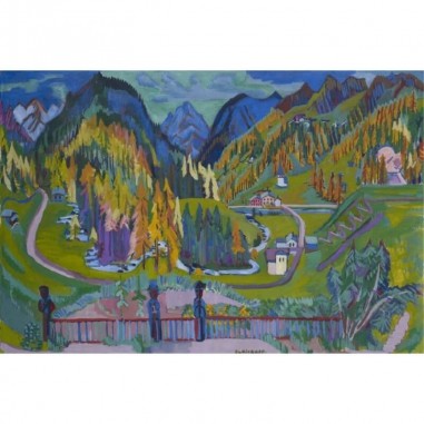 Πίνακας σε καμβά Ernst Ludwig Kirchner landscape