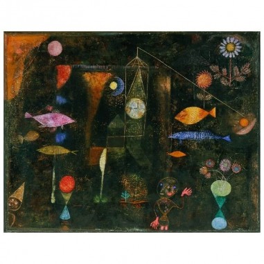 Πίνακας σε καμβά Fish Magic Paul Klee