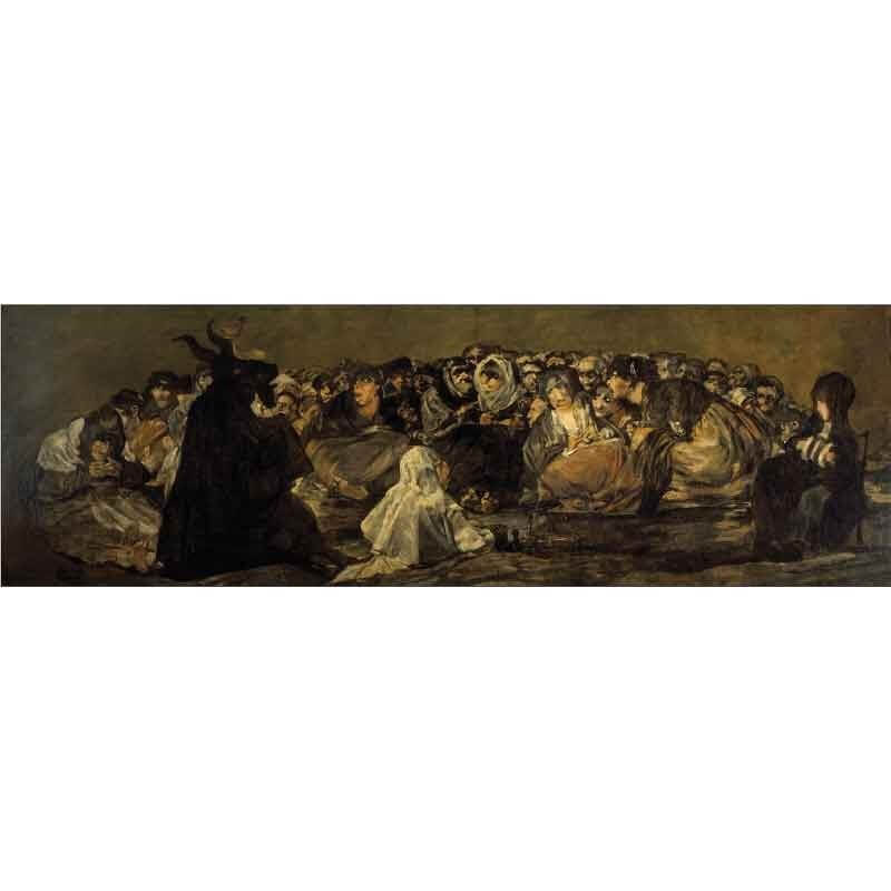 Πίνακας σε καμβά Francisco de Goya - Witches' Sabbath