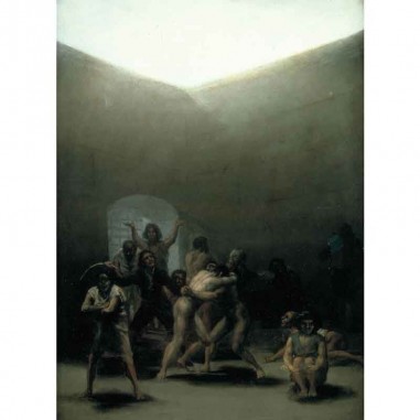 Πίνακας σε καμβά Francisco de Goya - Yard with Lunatics - 1794