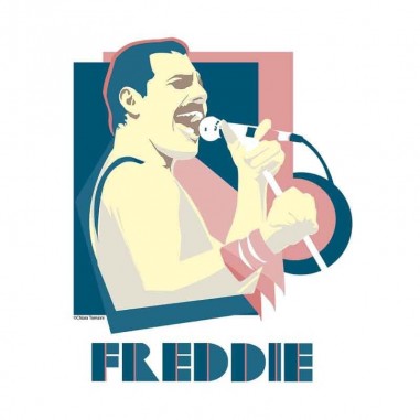 Πίνακας σε καμβά Freddie Mercury Poster