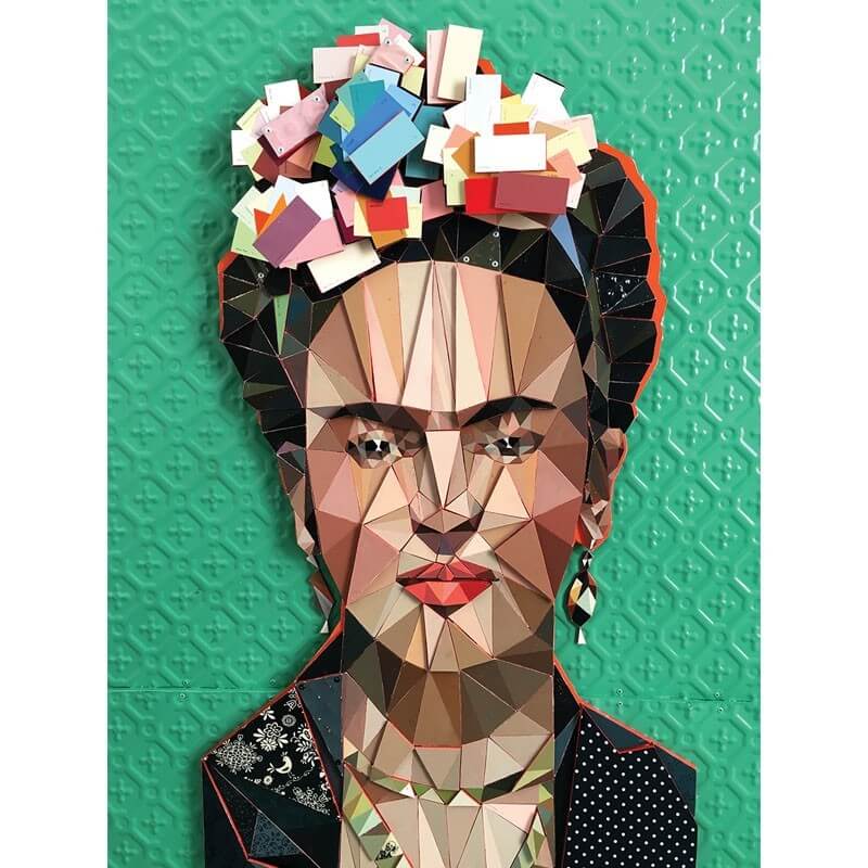 Πίνακας σε καμβά Frida Kahlo - Frida's face