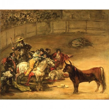 Πίνακας σε καμβά Goya - Bullfight