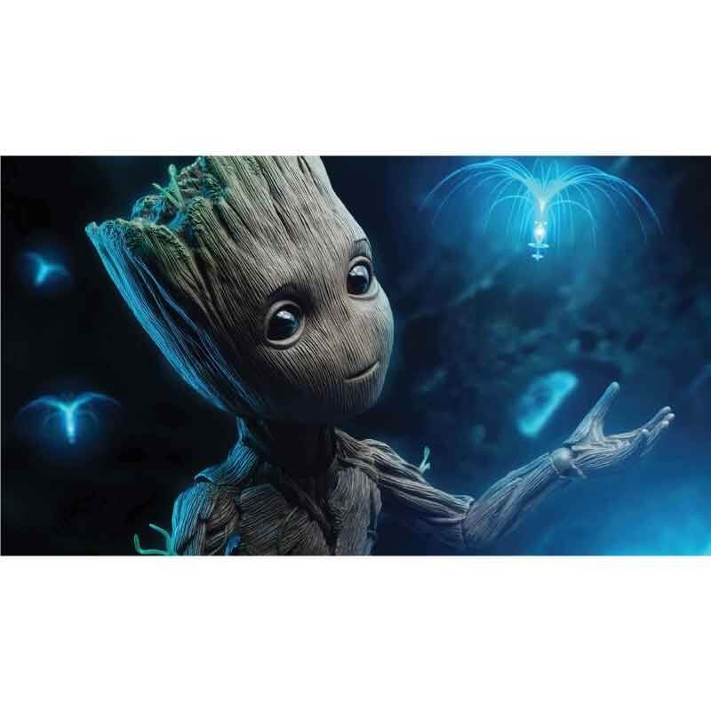 Πίνακας σε καμβά Guardians of the Galaxy - Mr. Groot