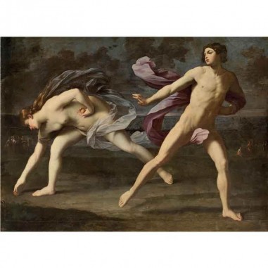 Πίνακας σε καμβά Guido Reni - Hippomenes and Atalanta - 1619